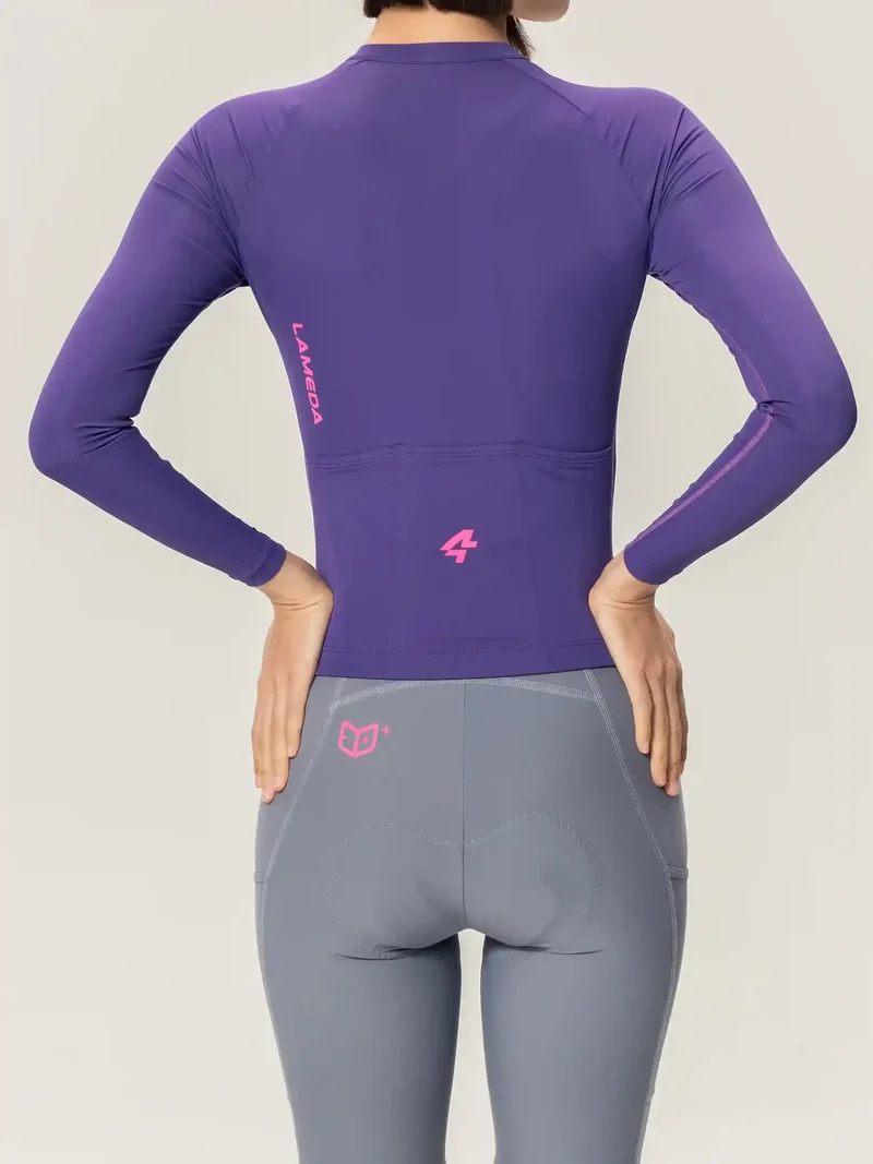 Wind Chaser Woman Jersey Long Sleeves - Purple