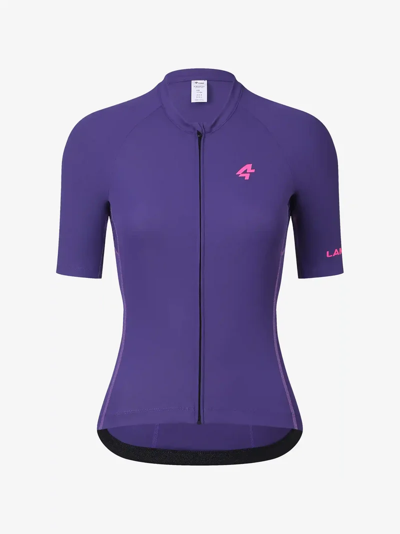 Wind Chaser Unisex Cycling Jersey Short Sleeves - Purple