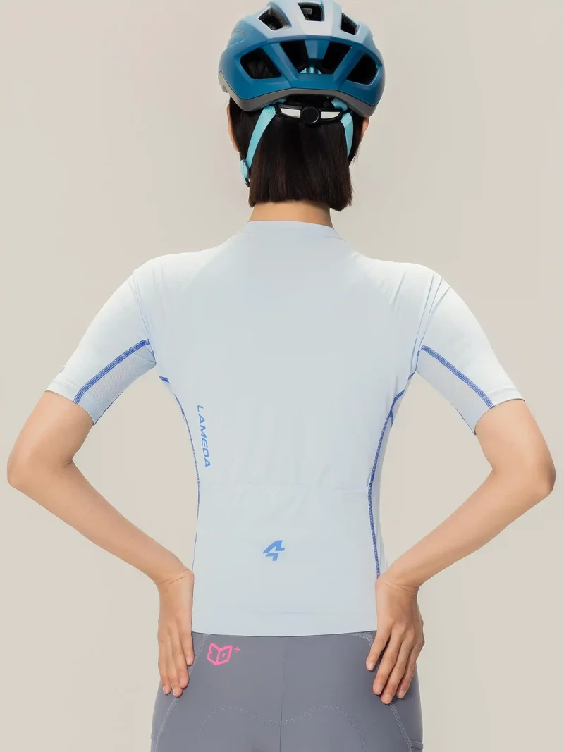 Wind Chaser Unisex Cycling Jersey Short Sleeves - Blue