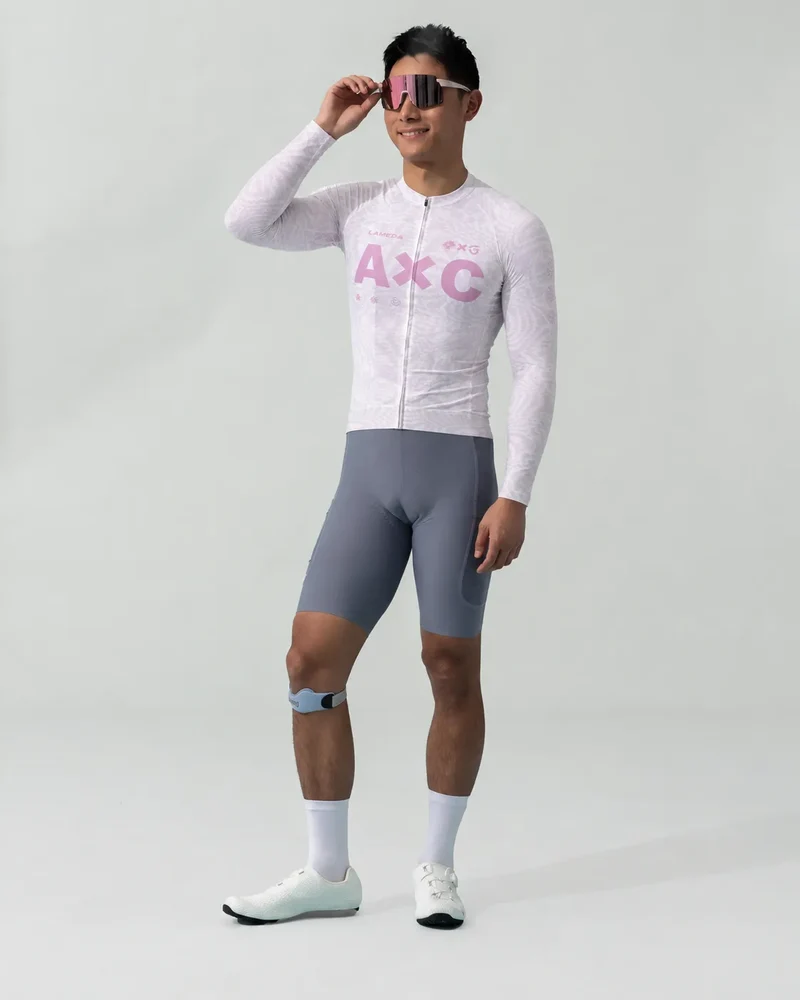 A*C Mens Cycling Jersey LS - Pink