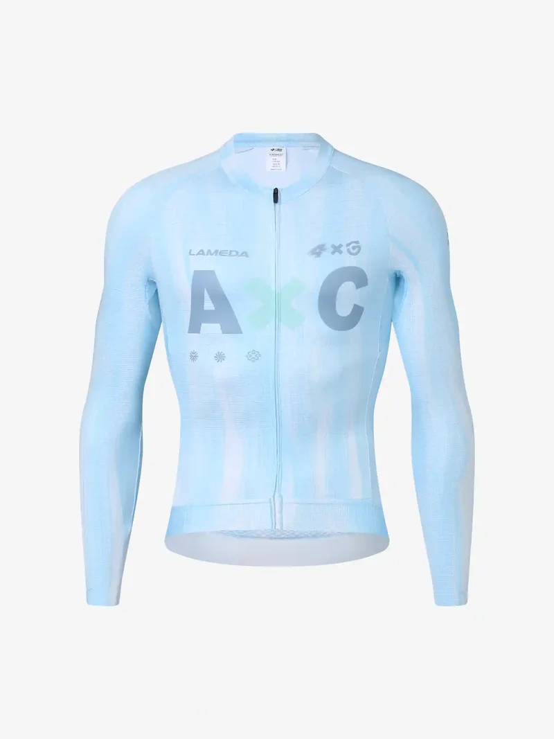 A*C Mens Cycling Jersey LS - Blue