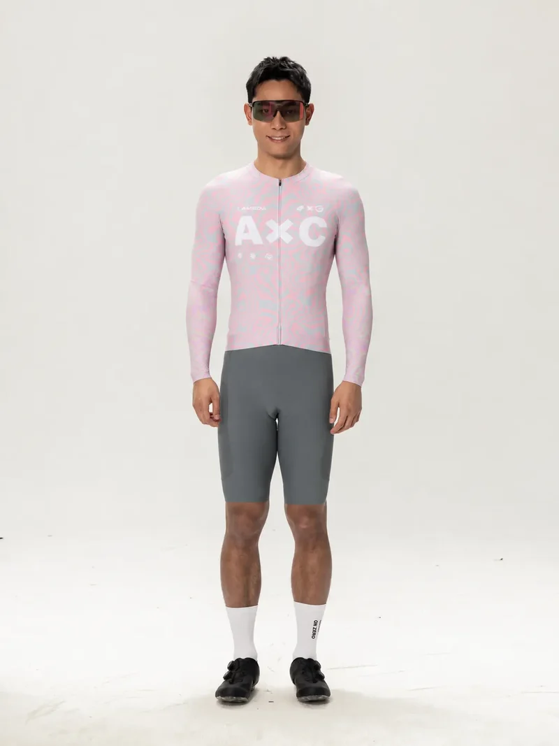 A*C Mens Cycling Jersey LS - Peach