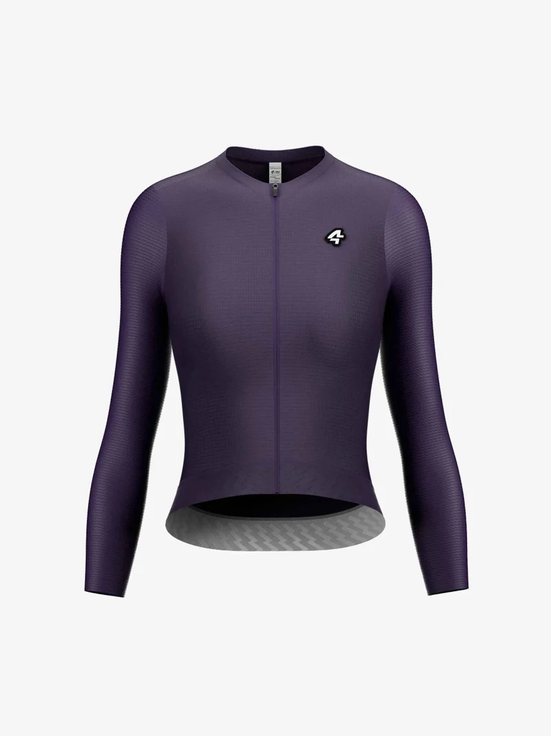 Moon Woman Cycling Jersey Long Sleeve CoolMax - Meadow Purple
