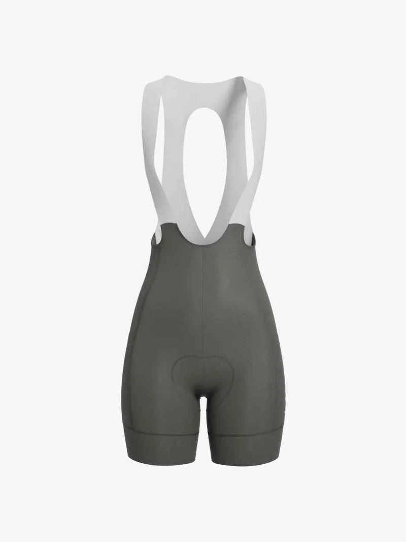 Soothe Women Cycling Bib Shorts - Gray Green
