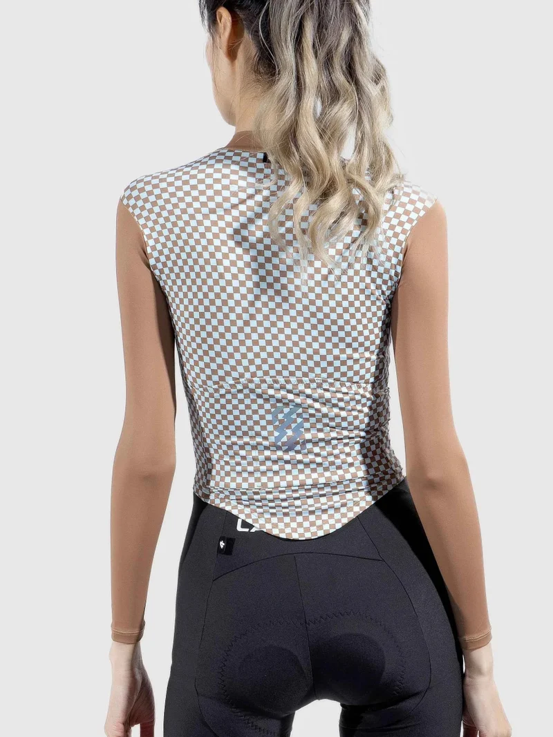 Prismatic Women Cycling Jersey - Red Tea