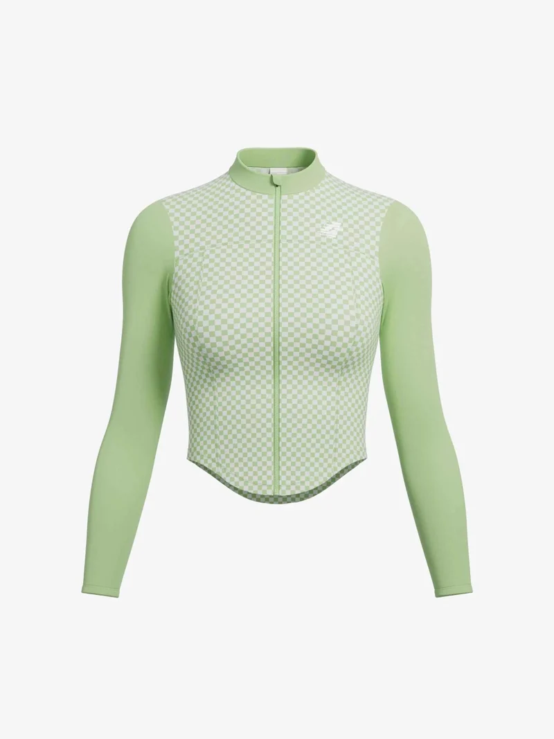 Prismatic Women Cycling Jersey - Lime Blend