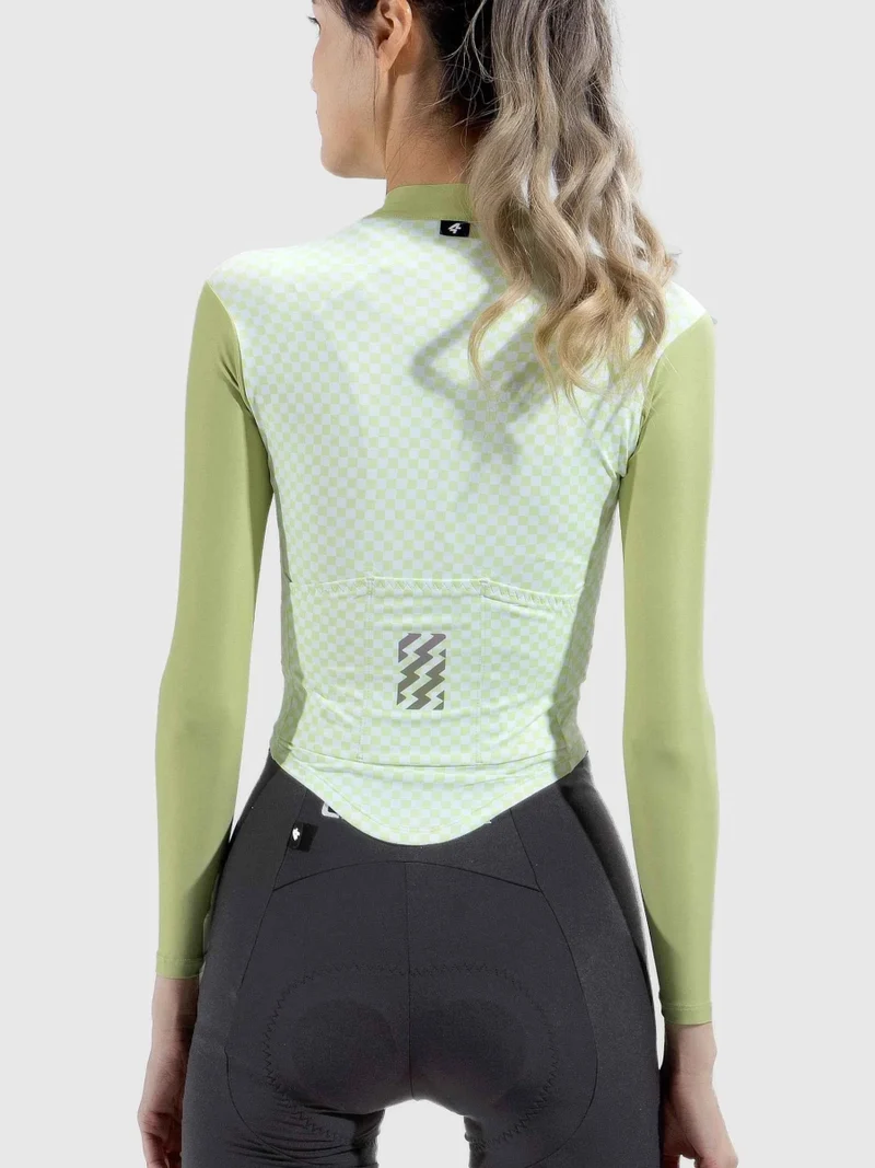 Prismatic Women Cycling Jersey - Lime Blend
