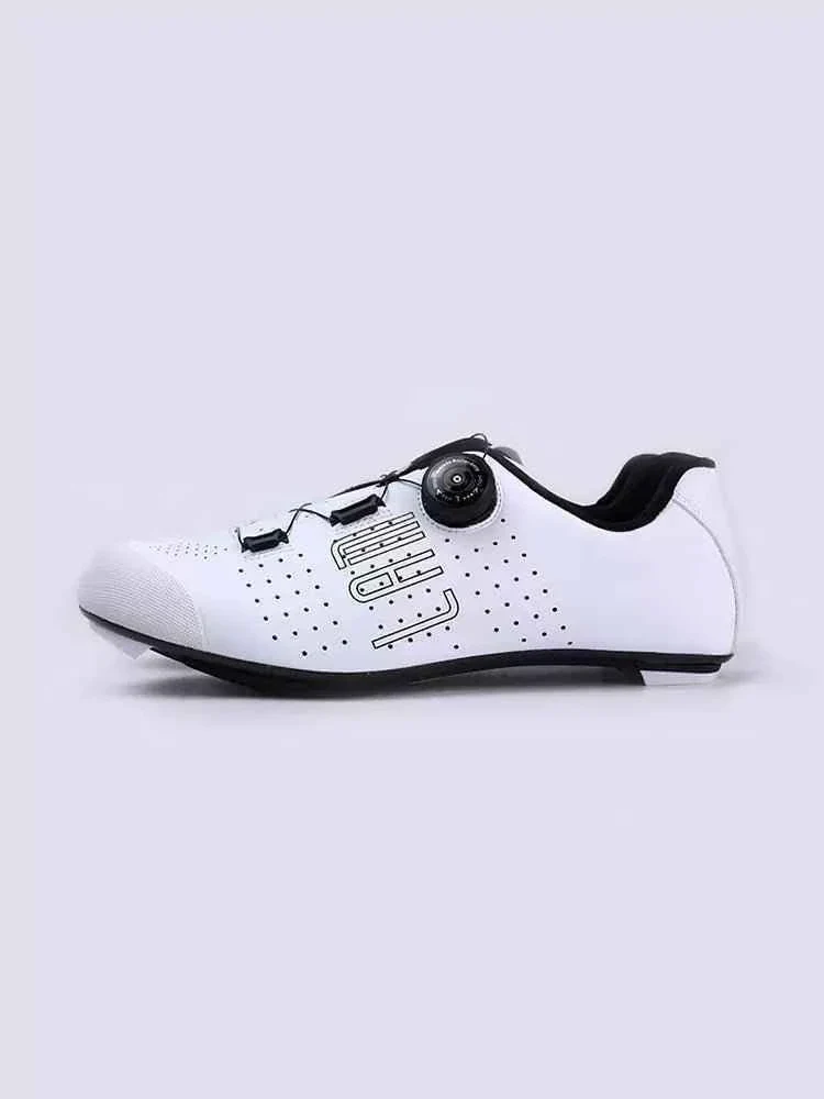 Hank Unisex Rubber Sole Cycling Shoes - White
