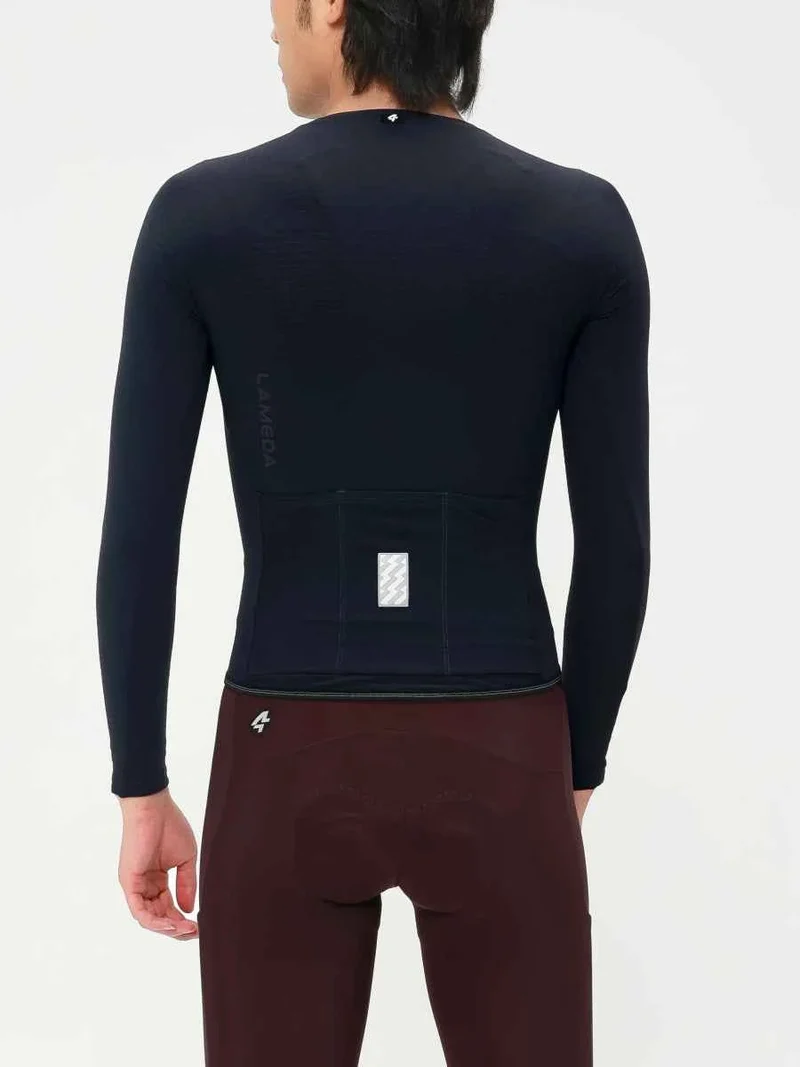Polar Night Men's Fleeced Thermal Jersey - Black