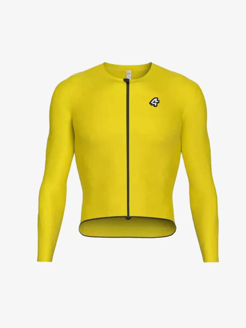 Polar Night Men's Fleeced Thermal Jersey - Yellow