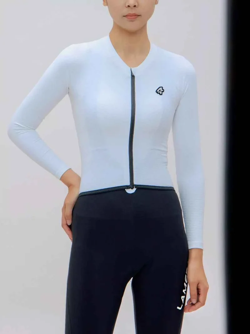 Polar Night Women's Fleeced Thermal Jersey - White