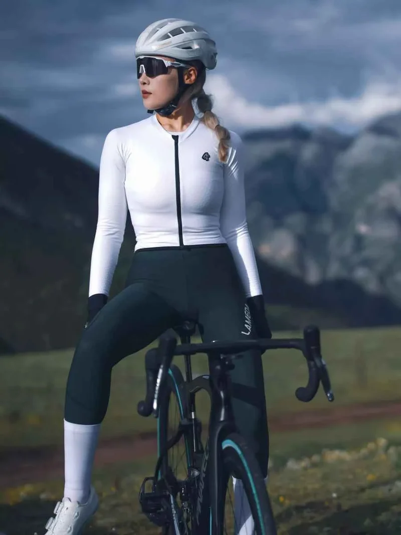 Polar Night Women's Fleeced Thermal Jersey - White