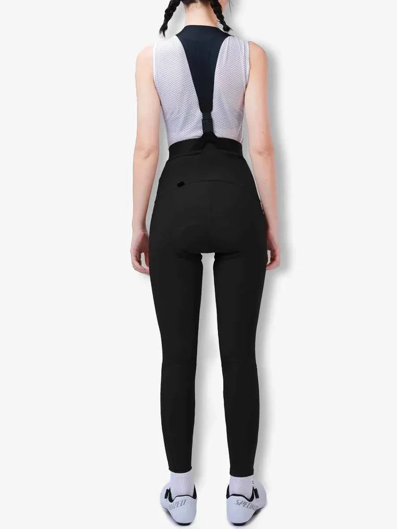 Sunshine Women's Thermal Fleeced Bib Tights - Black