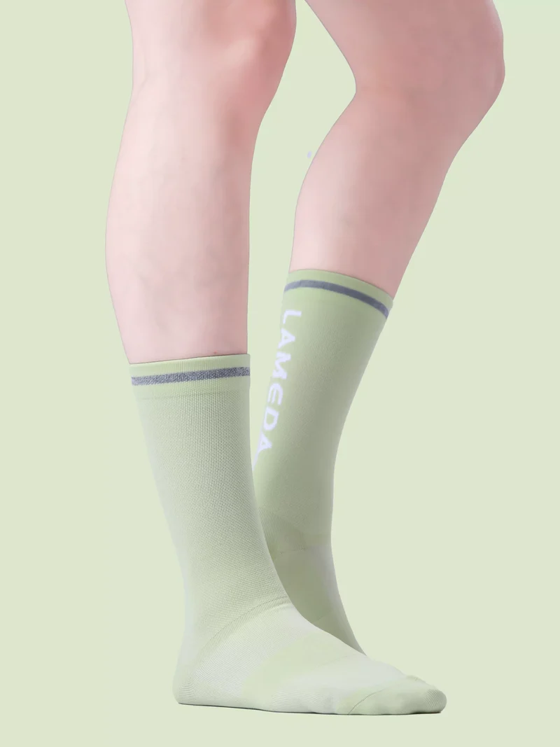 Reflective Sports Socks BGM 7305 - Green