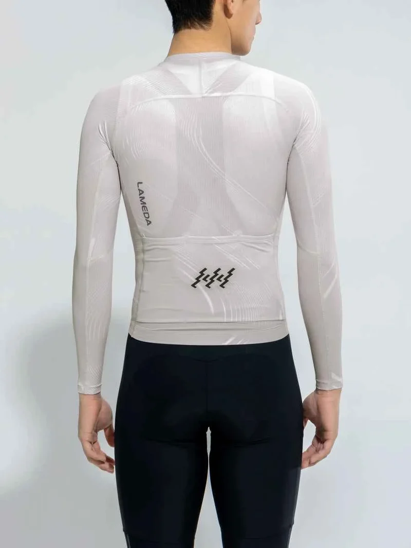 Men's Basic Cycling Jersey LS 2025SSXX590 - Gray