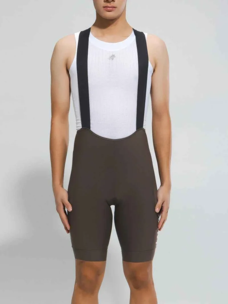 Men's Basic Bib Shorts 2025SSZ518 - Khaki