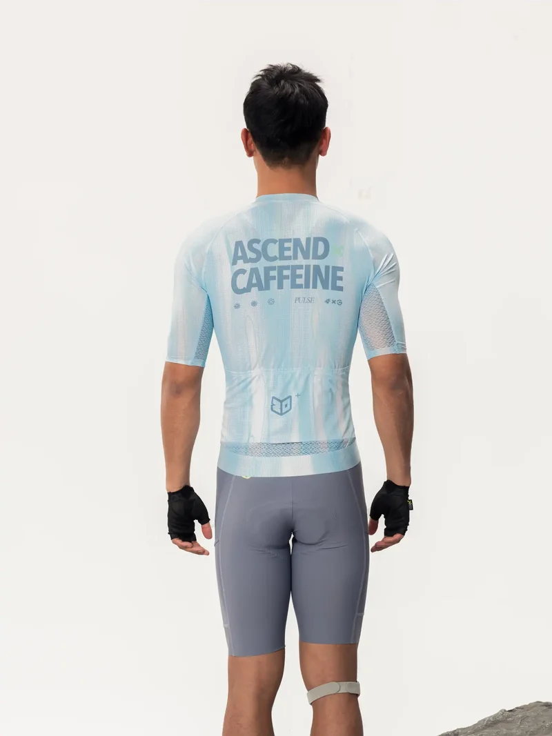 A*C Mens Cycling Jersey - Ice Blue