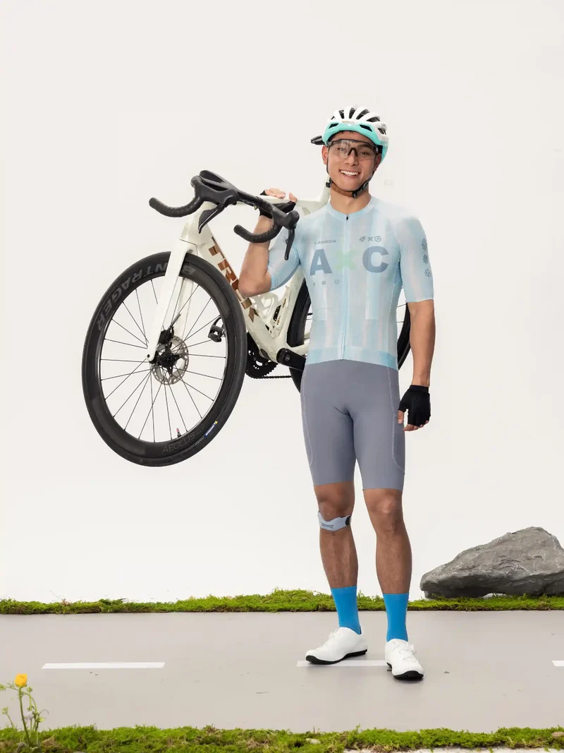 A*C Mens Cycling Jersey - Ice Blue