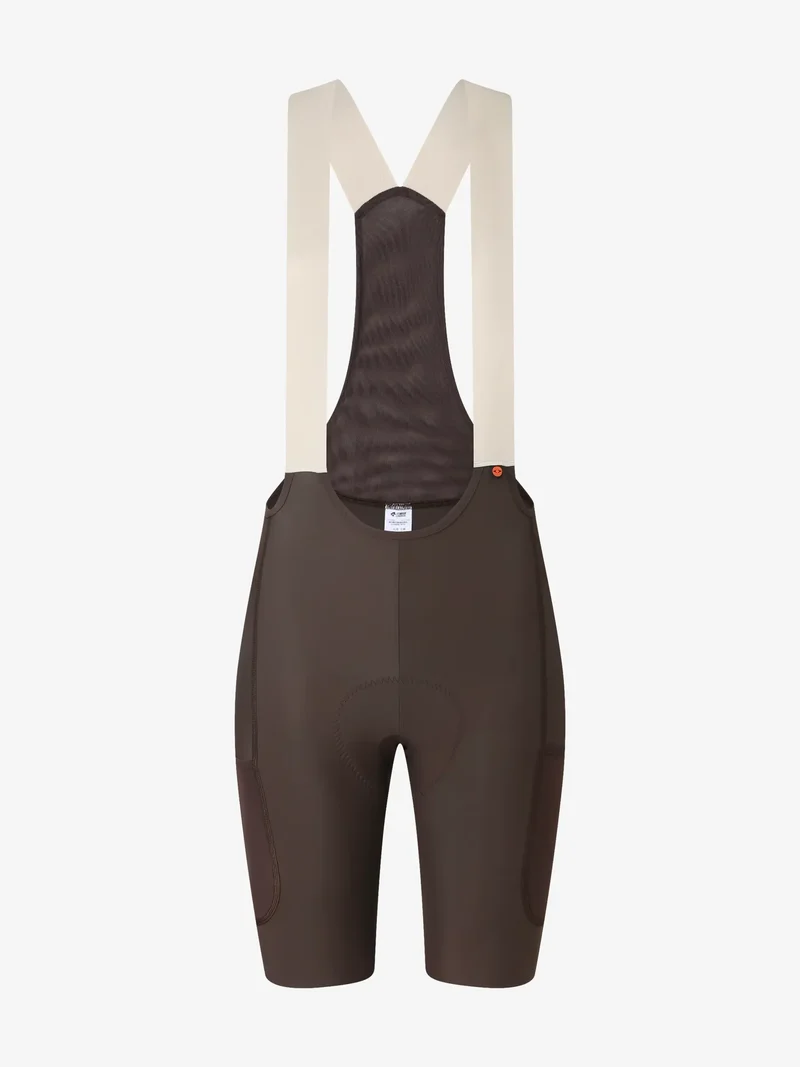 Lameda 21st Anniv. Special Women's Bib Shorts - Khaki