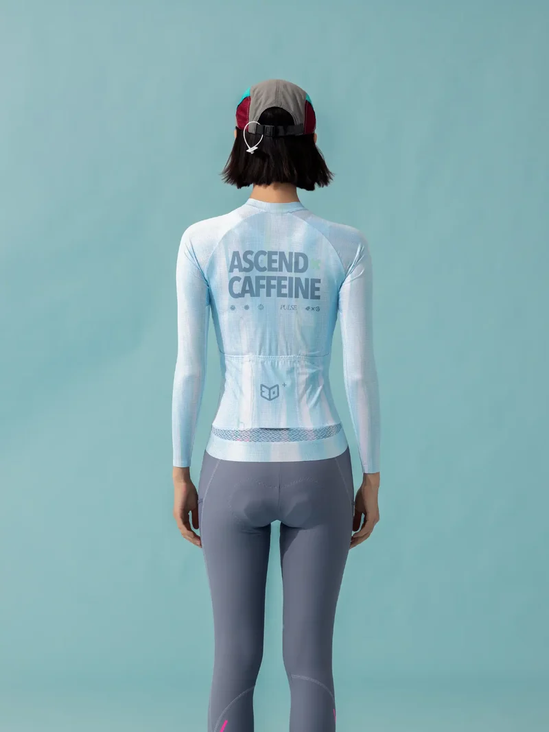 A*C Unisex Cycling Jersey LS - Ice Blue