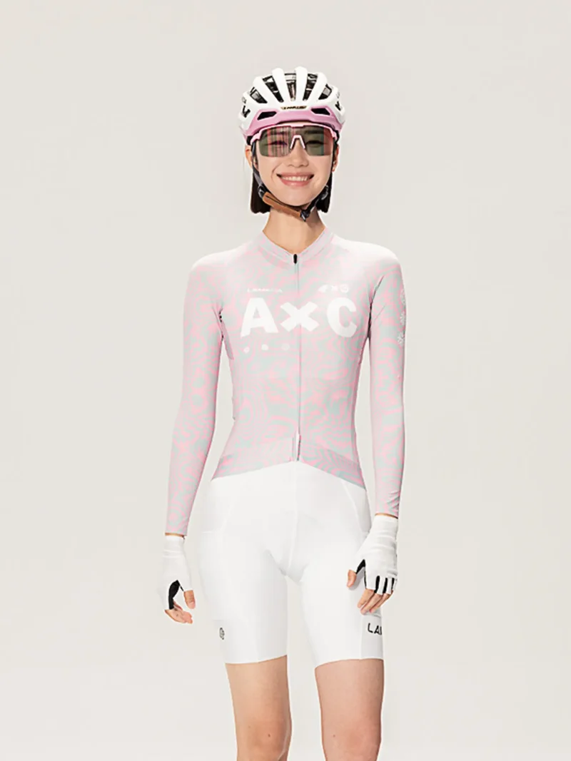 A*C Unisex Cycling Jersey LS - Peach