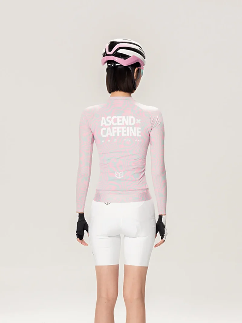 A*C Unisex Cycling Jersey LS - Peach