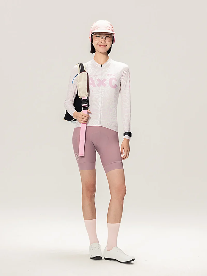 A*C Unisex Cycling Jersey LS - Pink