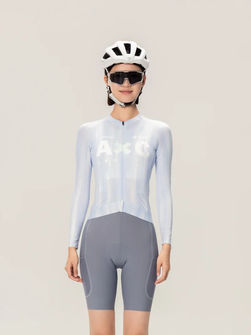 A*C Unisex Cycling Jersey LS - Ice Purple