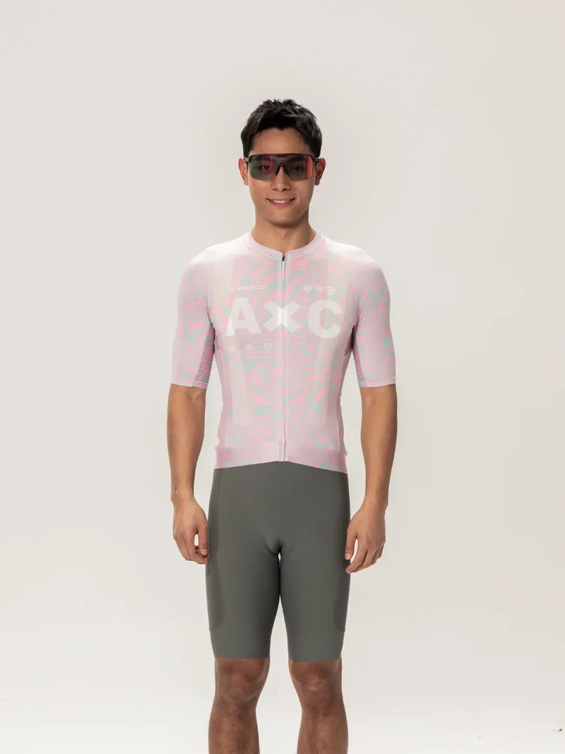 A*C Mens Cycling Jersey - Peach