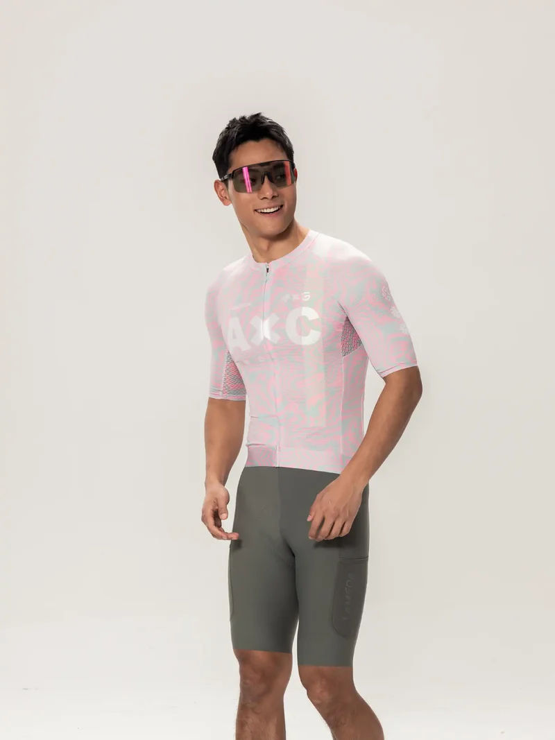 A*C Mens Cycling Jersey - Peach