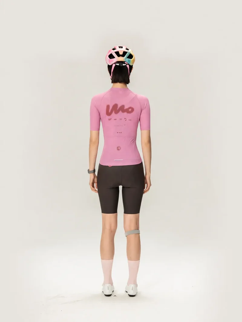 Wow Unisex Cycling Jersey - Pink