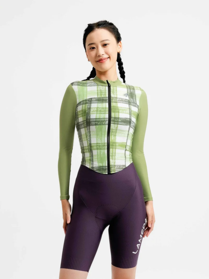 Prismatic Women Cycling Jersey - Green