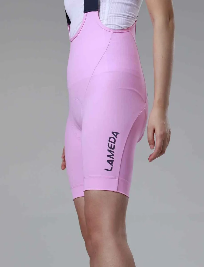 Lameda 20th Anniv. Special Women's Bib Shorts - Pink