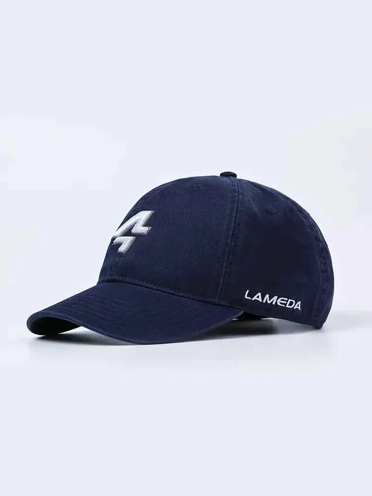 Unisex Adjustable Cotton Cap - Navy