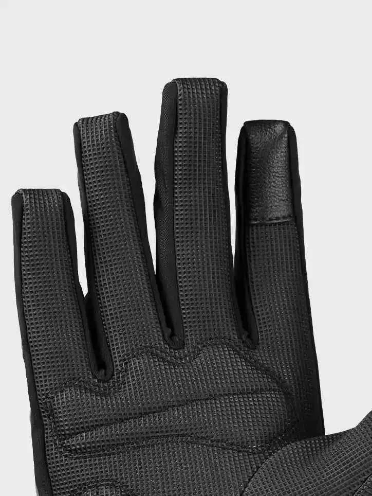 6069 Fleeced Bike Gloves - Black