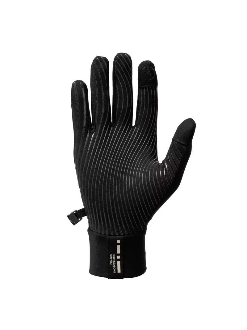 6066 Fleeced Bike Gloves - Black