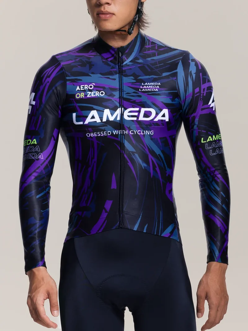 Unisex Fleeced Thermal Jersey Z808 - Purple