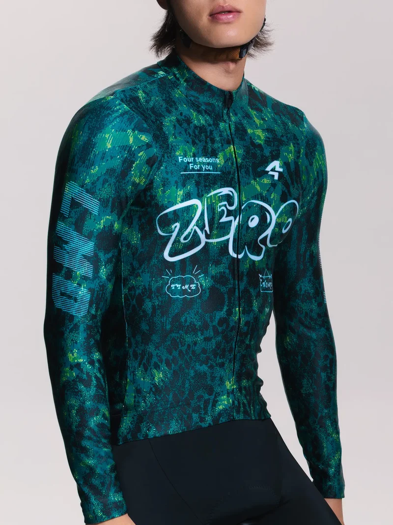 Unisex Fleeced Thermal Jersey Z808 - Green