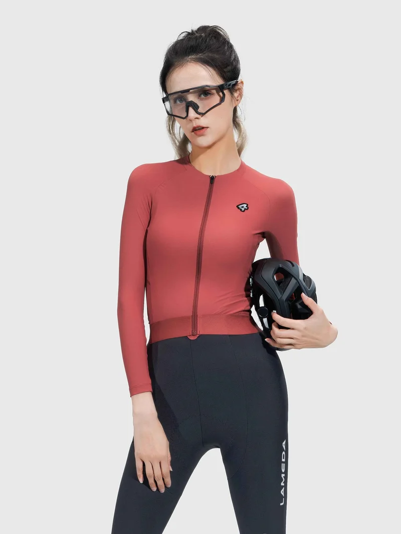Ripple Grace Women's Cycling Jersey - Red