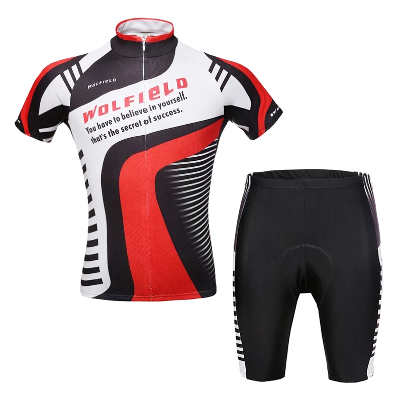 WOLFBIKE Men Cycling Jersey Bicycle Bike Cycle Breathable Shirts Tops
