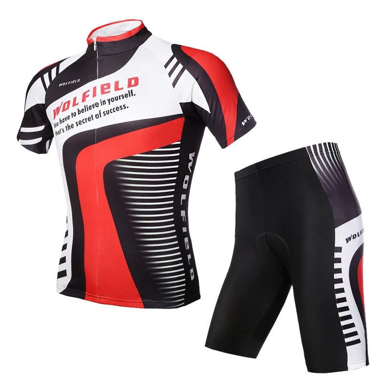 WOLFBIKE Men Cycling Jersey Bicycle Bike Cycle Breathable Shirts Tops