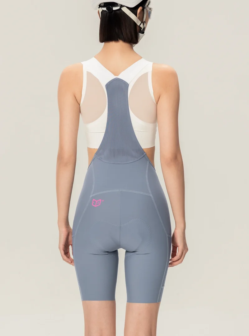 Lameda 21st Anniv. Special Women's Bib Shorts - Gray