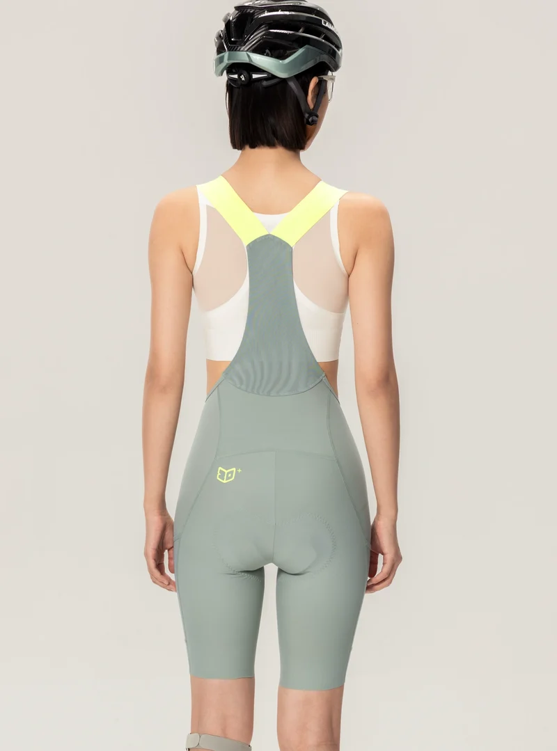 Lameda 21st Anniv. Special Women's Bib Shorts - Green