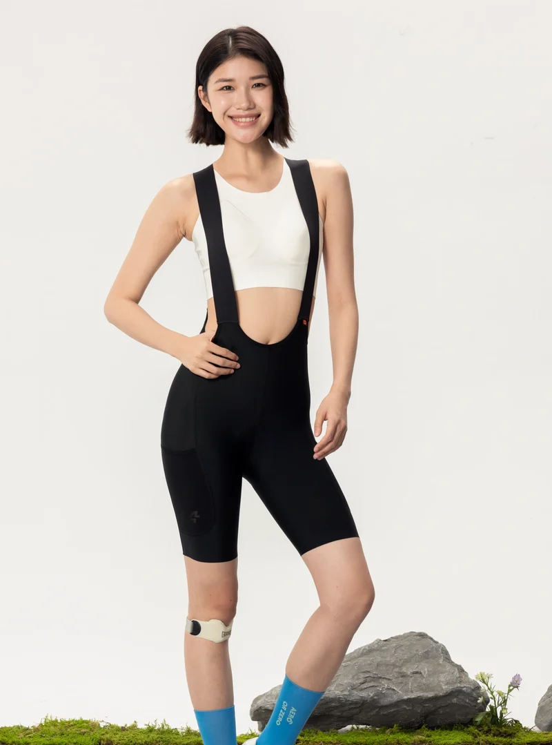 Lameda 21st Anniv. Special Women's Bib Shorts - Black