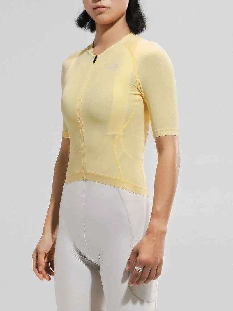 Women's Basic Cycling Jersey 2025SSXX483 - Yellow