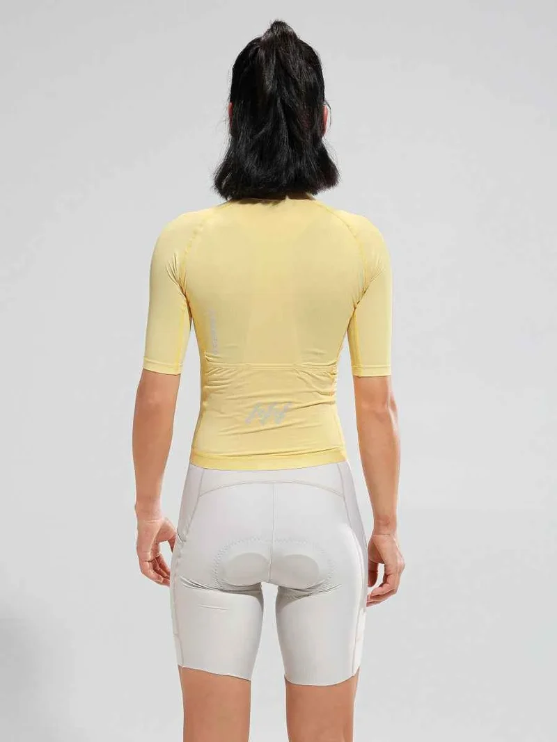 Women's Basic Cycling Jersey 2025SSXX483 - Yellow