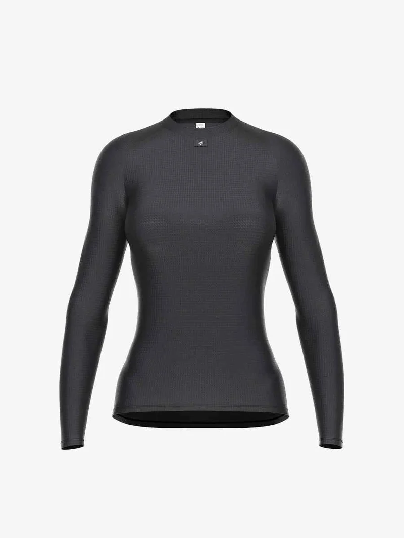 Women's Cycling Base Layer Long Sleeve - Black