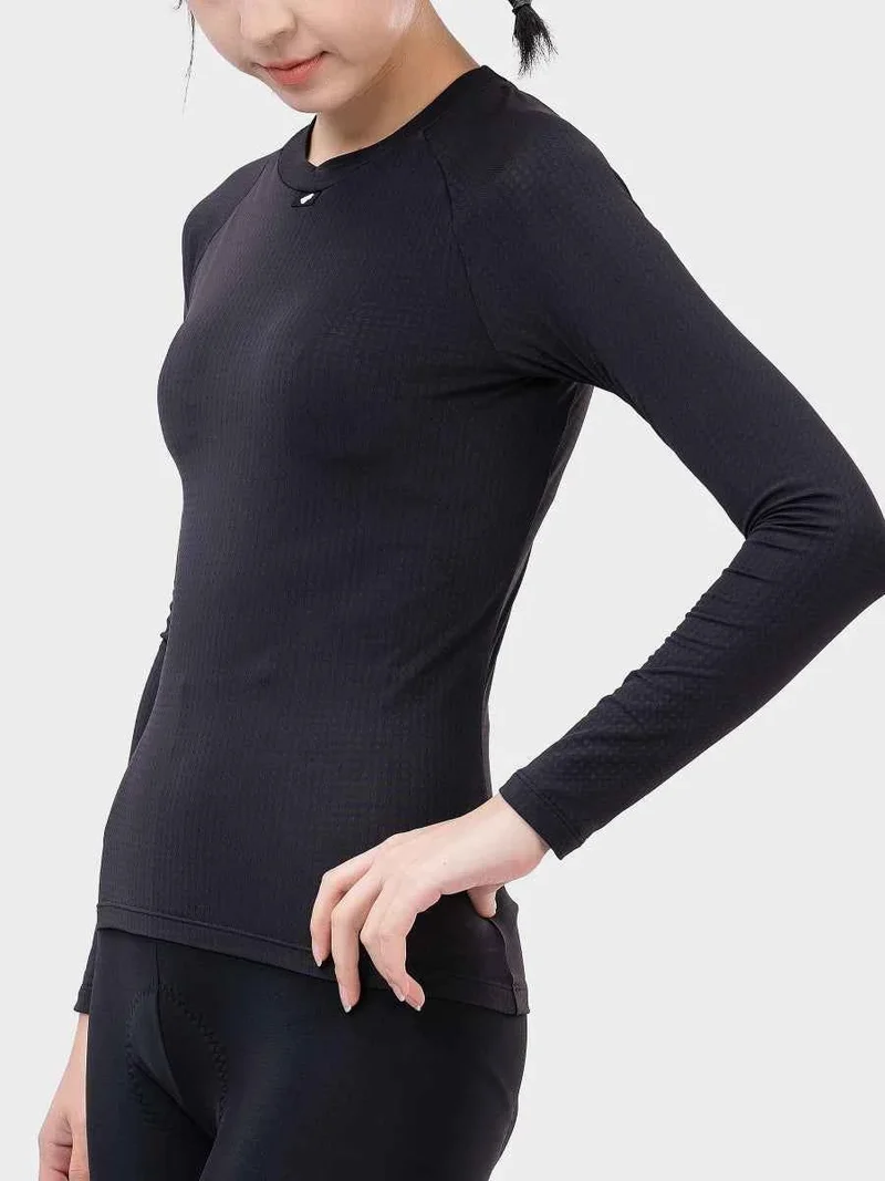 Women's Cycling Base Layer Long Sleeve - Black