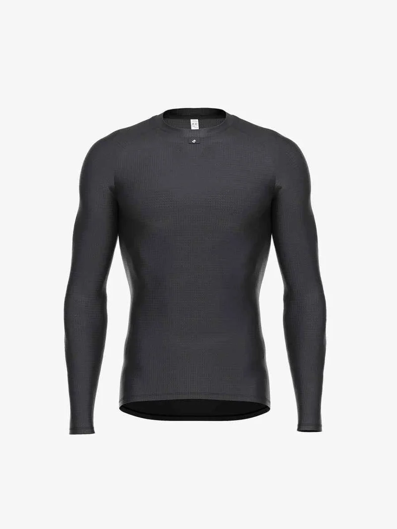 Men's Cycling Base Layer Long Sleeve - Black