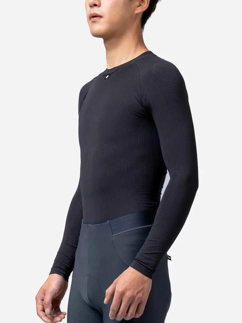 Men's Cycling Base Layer Long Sleeve - Black